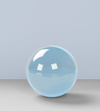 Glaskugel der microball GmbH