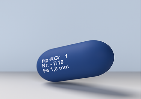 Pruefkapsel / Detector Kapsel der microball GmbH fuer Detektions- und Messgeraeten
